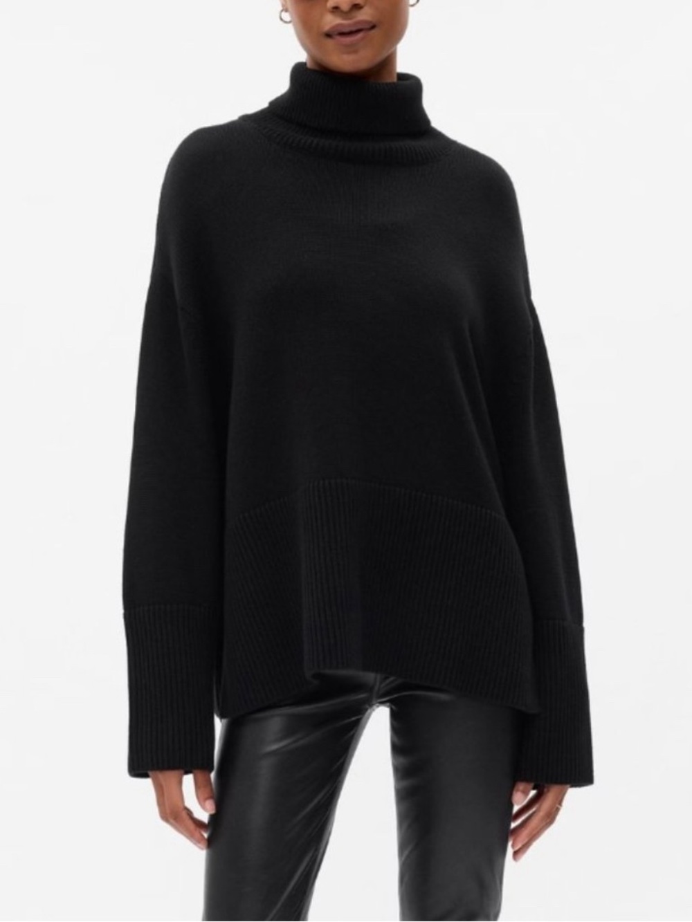 Gap Split Hem Turtleneck
